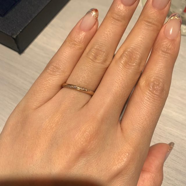 【銀座ダイヤモンドシライシの口コミ】 指輪のデザインのこだわりは、どこから見ても綺麗に見えることにしていま…