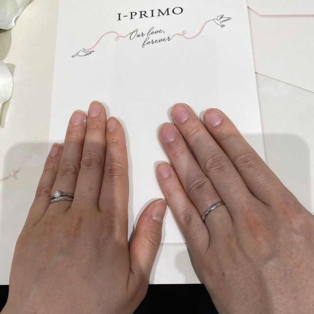 【アイプリモ(I-PRIMO)の口コミ】 好きなダイヤを選んで、組み合わせられるのがよかったです。
0.3カラット…