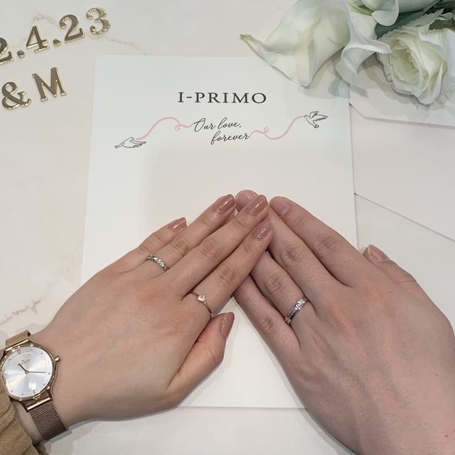 【アイプリモ(I-PRIMO)の口コミ】 来店する前から、このデザインが2人とも気になっていました！
価格帯もち…