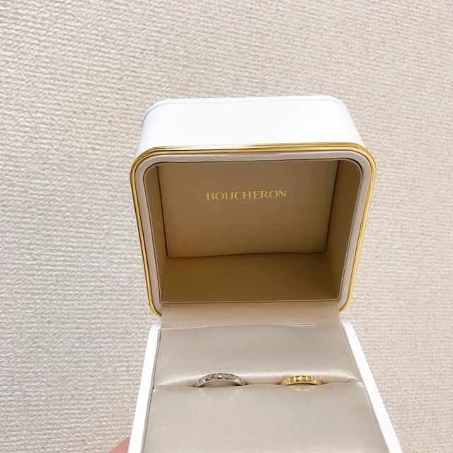 【ブシュロン(BOUCHERON)の口コミ】 以前この結婚指輪をつけている人を見たときに、この指輪可愛すぎる&hellip…