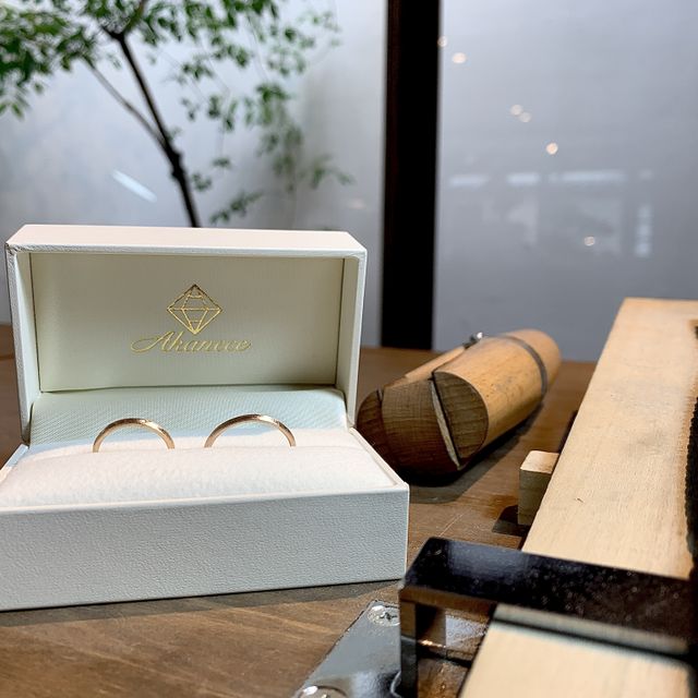 【アカネスの口コミ】 予算と期間が合い、結婚指輪に「2人で作った」という思い出も欲しかったか…