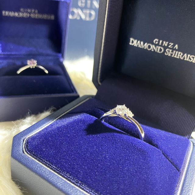 【銀座ダイヤモンドシライシの口コミ】 シライシウェーブというリングに惹かれました！ストレートタイプより、日…
