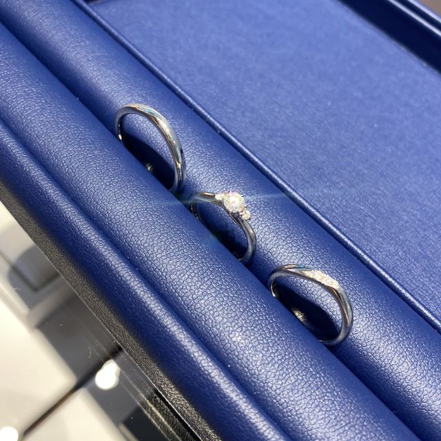 【銀座ダイヤモンドシライシの口コミ】 シライシウェーブというリングに惹かれました！ストレートタイプより、日…