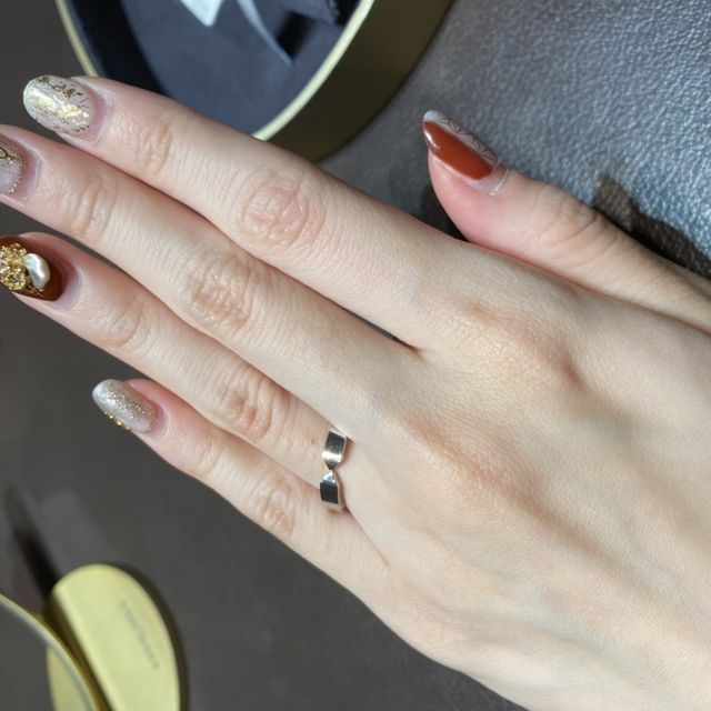 【ショーメ(CHAUMET)の口コミ】 ショーメのトリオンフ ドゥ ショーメです。試着した素材はプラチナで、ピ…