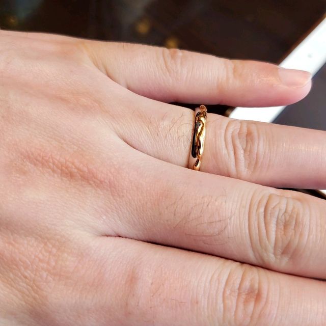 【ケイウノ ブライダル(K.UNO BRIDAL)の口コミ】 ディズニープーさんの指輪目当てで検討に行った。HPの写真でみるより主張…