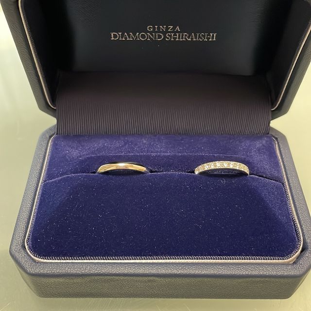 【銀座ダイヤモンドシライシの口コミ】 エタニティー希望で、いろいろなお店を回りました。似たようなデザインは…