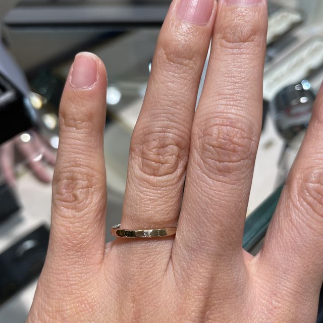 【SIENAROSE(シエナロゼ)の口コミ】 結婚指輪でも種類があり、迷いましたがそれが楽しかったです。ここでは、…