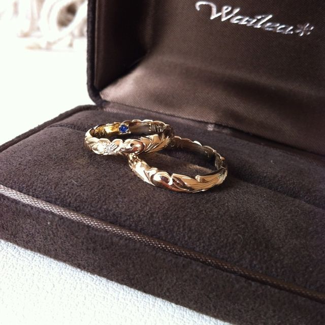 【Wailea(ワイレア)の口コミ】 ブランド物にあまり興味が無かった私達は指輪をどこで買うかを探している…