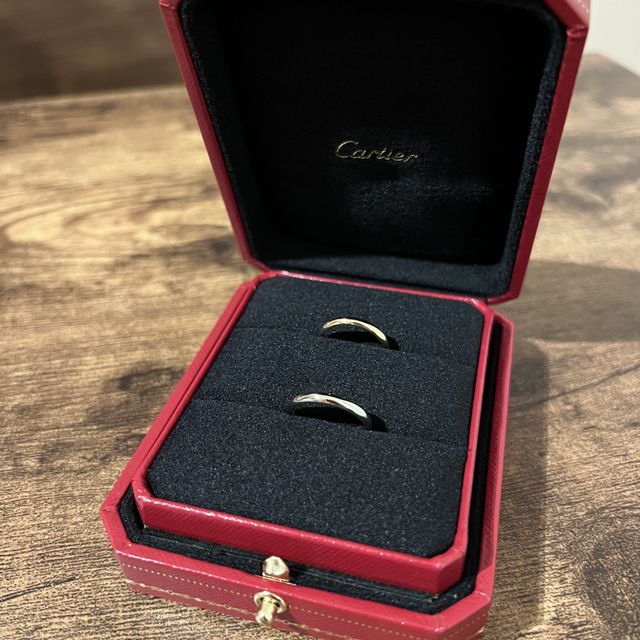 【カルティエ(Cartier)の口コミ】 結婚指輪は憧れのブランドで買いたいと思っていました。長い間付けていて…