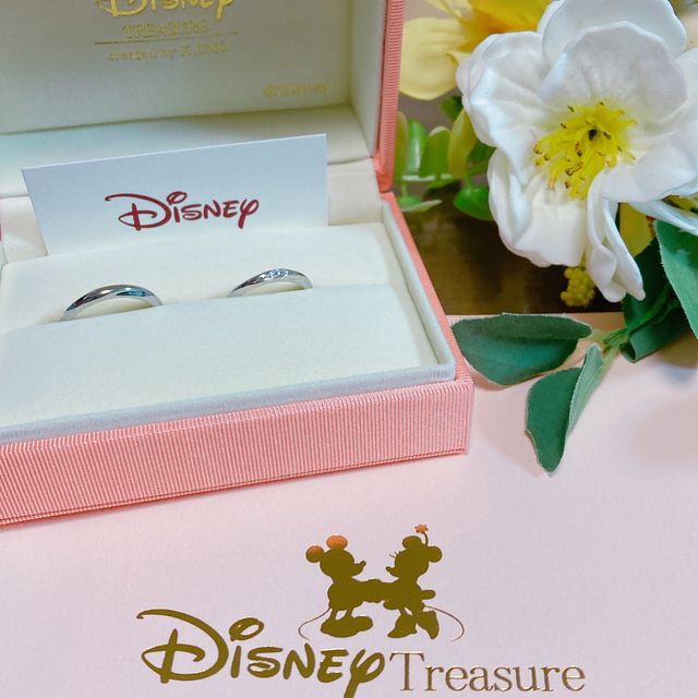 【ケイウノ ブライダル(K.UNO BRIDAL)の口コミ】 結婚指輪はディズニーデザインのものにしようと決めていましたが、気に入…