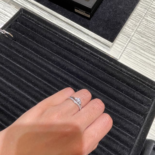 【TRECENTI(トレセンテ)の口コミ】 かたちが他にはなく、とてもフィットしていてよかったです。ダイヤモンド…