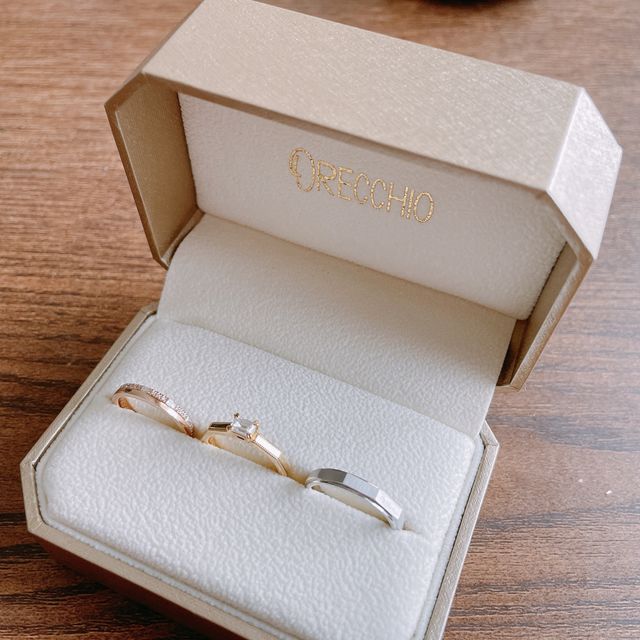 【ORECCHIO(オレッキオ)の口コミ】 婚約指輪をORECCHIOで購入したため、同じブランドの商品で、予算を15万円…