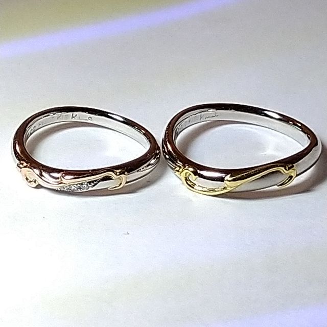 【ケイウノ ブライダル(K.UNO BRIDAL)の口コミ】 うさぎが好きだとお話したところうさぎモチーフの指輪をデザインしてくだ…