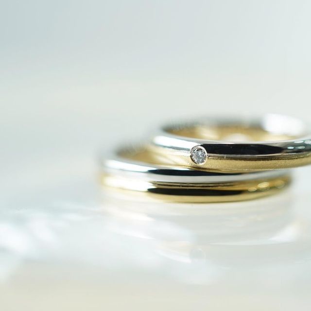 【renri(レンリ)の口コミ】 オーダーメイドで希望が叶ったこと。
指輪は【ゴールドとプラチナのコンビ…