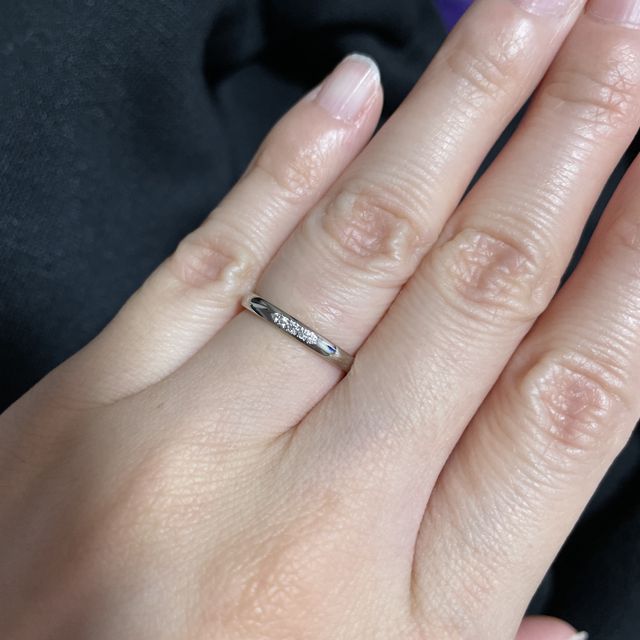 【アイプリモ(I-PRIMO)の口コミ】 つけ心地がしっくりきたこと。自分の指に馴染むなとかんじ、自分も夫も気…