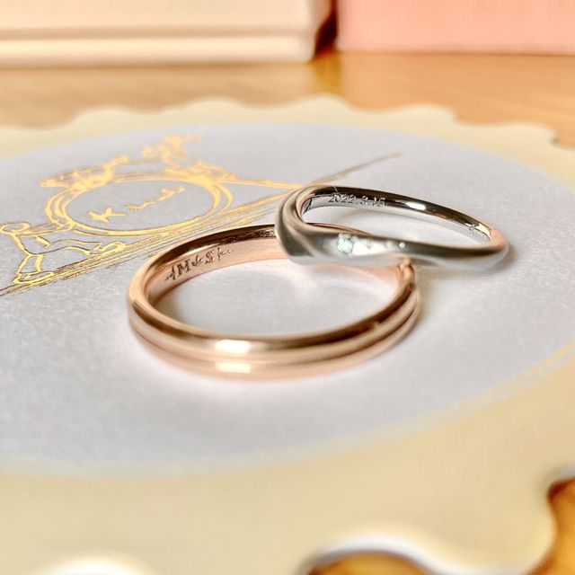 【ケイウノ ブライダル(K.UNO BRIDAL)の口コミ】 シンデレラに憧れがあり、加えて衣装が好きな自分にとってこの上ない指輪…