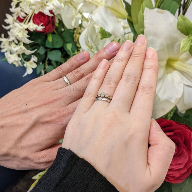 【TANZO.(鍛造指輪)の口コミ】 私のアクセサリーへのこだわりが強く、デザインを重視して婚約指輪と結婚…
