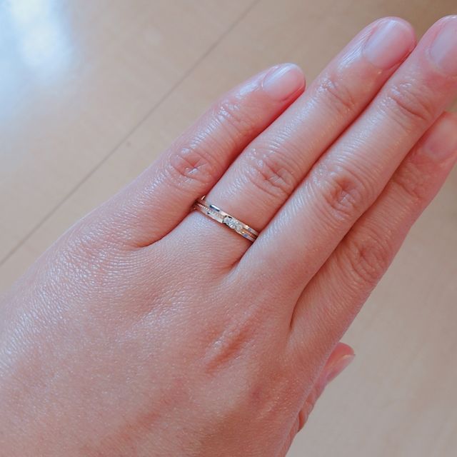 【アイプリモ(I-PRIMO)の口コミ】 真ん中のミル打ちが目視では分からないのですが、ハートが連なっています…