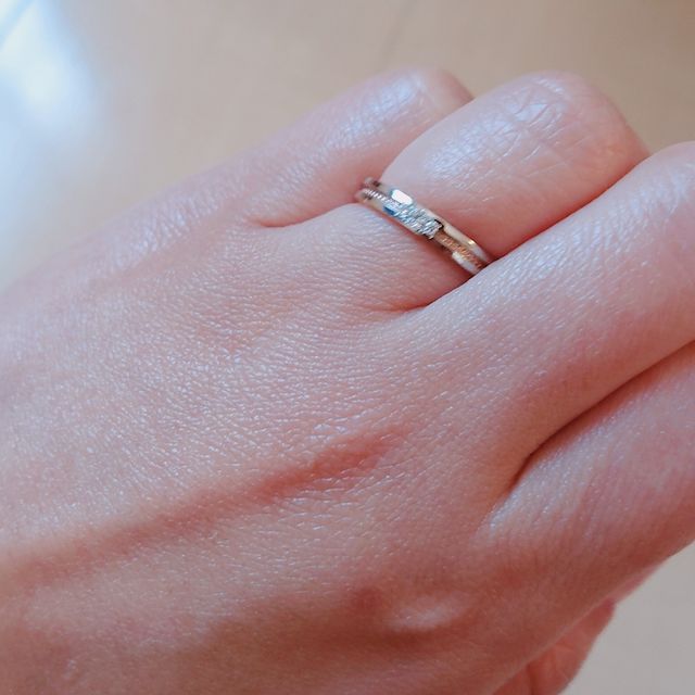 【アイプリモ(I-PRIMO)の口コミ】 真ん中のミル打ちが目視では分からないのですが、ハートが連なっています…