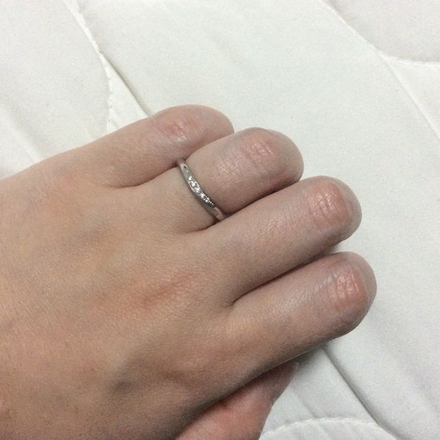 【ケイウノ ブライダル(K.UNO BRIDAL)の口コミ】 アレンジからフルオーダーまで納得のいく二人だけの指輪が作れると言うと…