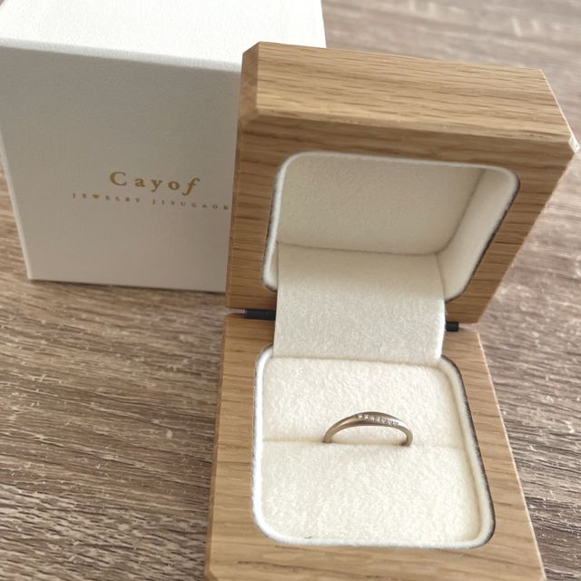 【Cayof(カヨフ)の口コミ】 既製品でしっくりくるデザインがなく迷っていたところ、InstagramでCayof…