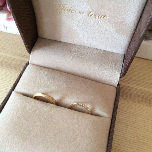 【Joie de treat.(ジョア・ドゥ・トリート)の口コミ】 普段仕事の都合で指輪をつけられないので、お出かけの時にファッションと…