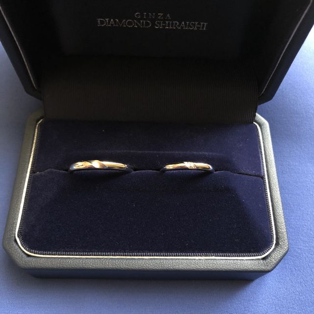 【銀座ダイヤモンドシライシの口コミ】 仕事の関係上、派手なデザインは付けれないのでシンプルなデザインのもの…
