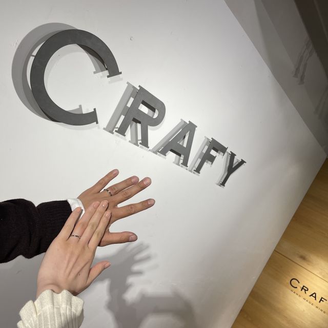 【CRAFY(クラフィ)の口コミ】 はじめからシンプルなものを希望していたので、思い出づくりも兼ねてこち…
