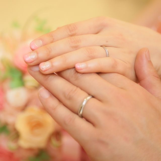 【ティファニー(Tiffany & Co.)の口コミ】 エンゲージリングもマリッジリングもシンプルな物が良かった為、ティファ…