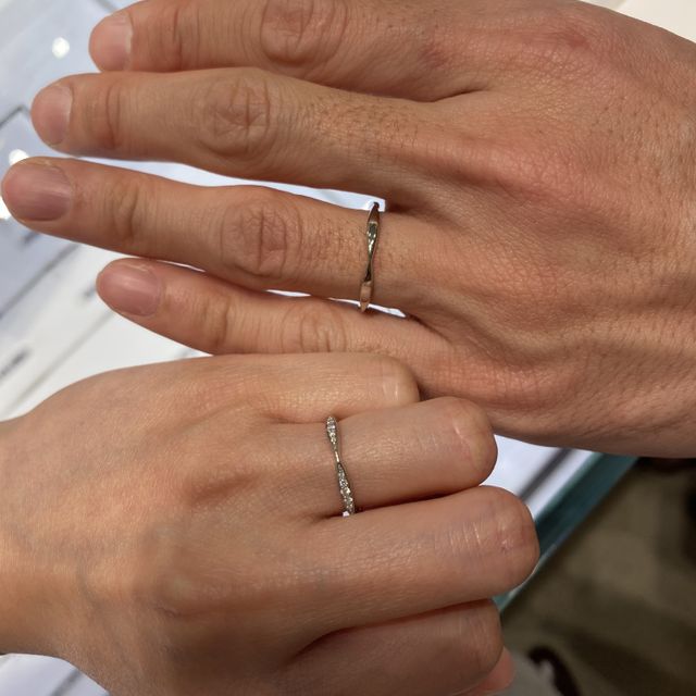 【シャネル(CHANEL)の口コミ】 華奢なデザインのため、ダイヤが付いていてもゴテゴテな感じはなく、つけ…