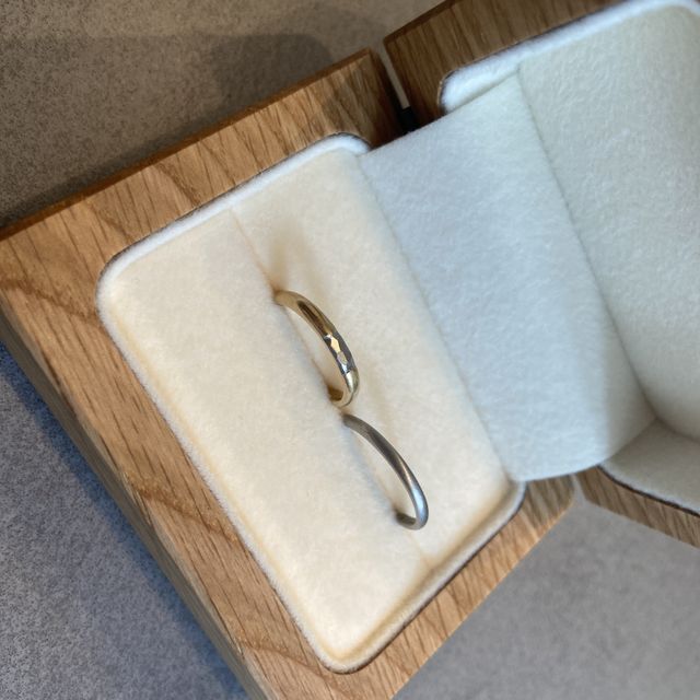 【Cayof(カヨフ)の口コミ】 インスタで見て実際に相談に来ました。自分たちの好きなようにデザインも…