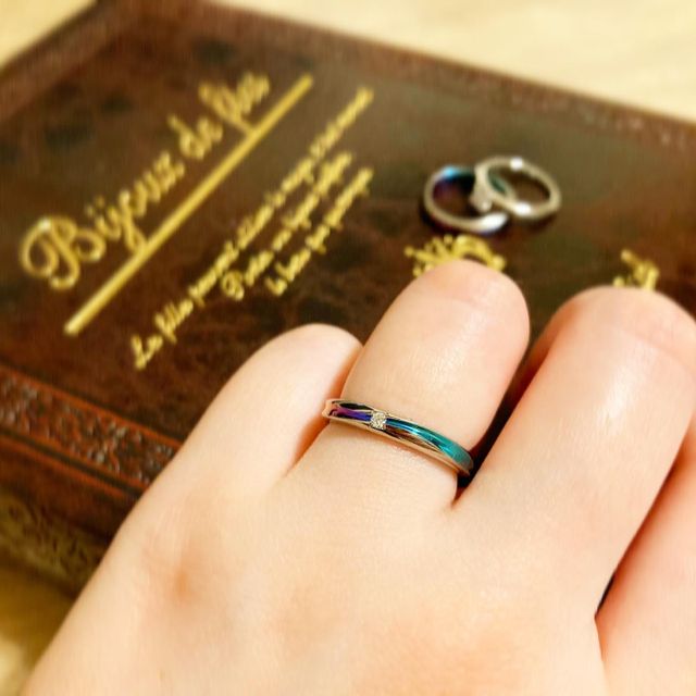 【SORA(ソラ)の口コミ】 独身時代にインスタで見かけて、結婚したらこの結婚指輪にしたいと思って…
