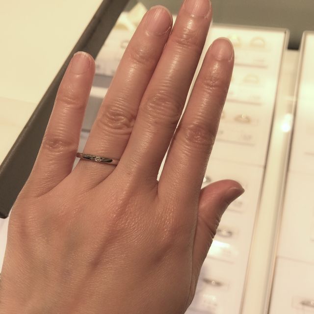 【MIKIMOTO(ミキモト)の口コミ】 シンプルな指輪が多くありました。また、日本人に合いやすい2mmや2.5mmの…