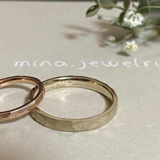 【mina.jewelry(ミナジュエリー)の口コミ】 フルオーダーのため世界に自分達しかないものを作れました。また、オーダ…