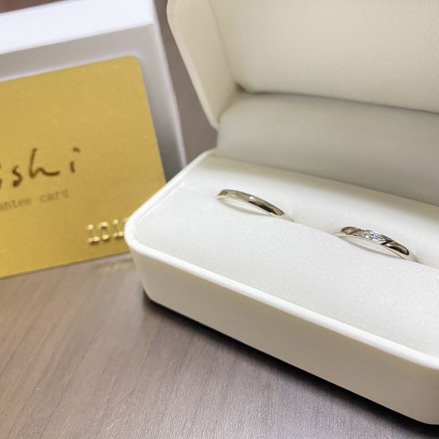 【enishi(エニシ)の口コミ】 とにかく自分達でオリジナルの結婚指輪を作りたかったので、ここに決めま…
