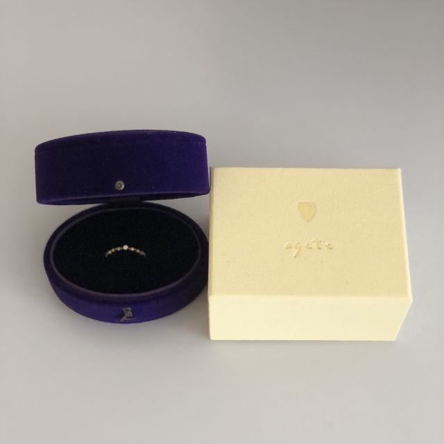 【agete(アガット)の口コミ】 シンプルかつ、かわいいデザインなのでもともと好きなブランドでした。
そ…