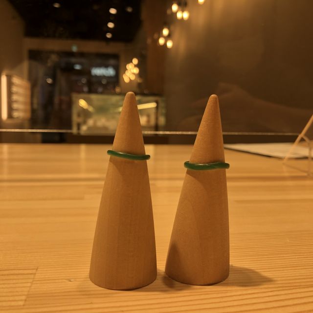 【ringram(リングラム)の口コミ】 他の人と被らないデザインが良かったので、思い切って手作りすることにし…