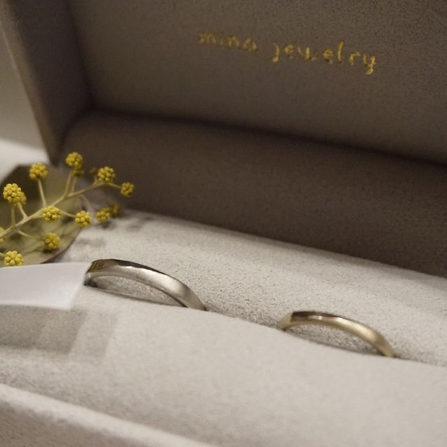 【mina.jewelry(ミナジュエリー)の口コミ】 普段使いできそうなのに、刻印など特別感のある様々な想いを込められるデ…