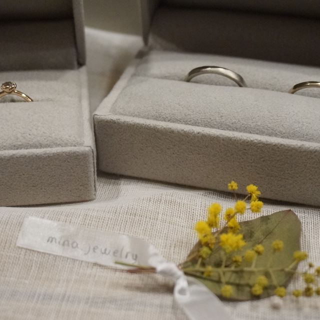 【mina.jewelry(ミナジュエリー)の口コミ】 普段使いできそうなのに、刻印など特別感のある様々な想いを込められるデ…