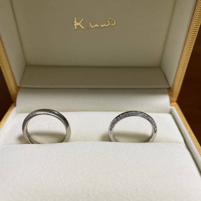 【ケイウノ ブライダル(K.UNO BRIDAL)の口コミ】 あまりデザインにこだわりはなかったのですがいろいろなものを見せていた…