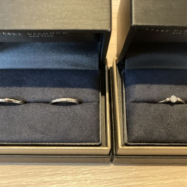 【ラザール ダイヤモンド(LAZARE DIAMOND)の口コミ】 担当してくださった方が素敵な方で私の好みの指輪を見つけるお手伝いをし…