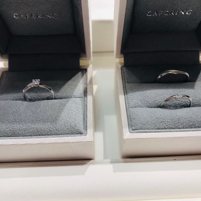 【CAFERING(カフェリング)の口コミ】 洗練されたデザインが特徴で指輪ひとつひとつにデザイナーさんのこだわり…