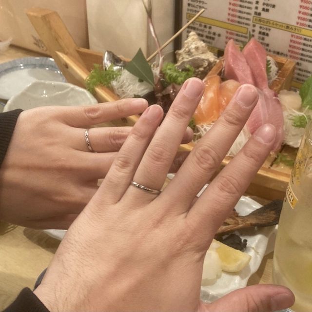 【湘南彫金工房 andfuseの口コミ】 色々と迷いましたが、長く愛用する物なので素材は丈夫なプラチナ900にしま…