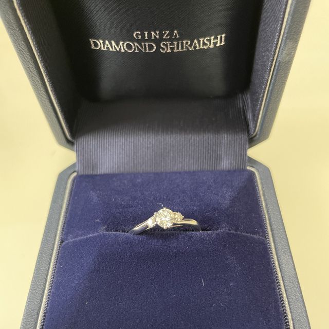 【銀座ダイヤモンドシライシの口コミ】 2人で生涯この指輪をつけて生きていくので、いくつになってもつけていられ…
