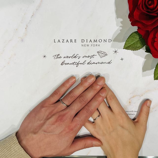【ラザール ダイヤモンド(LAZARE DIAMOND)の口コミ】 アフターサービスやメンテナンスが整っていること、毎日指輪をはめるため…