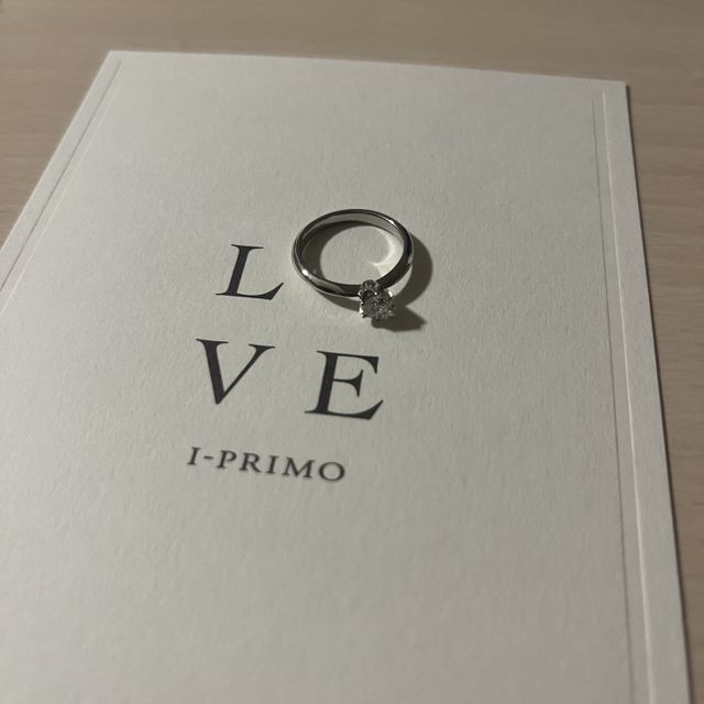 【アイプリモ(I-PRIMO)の口コミ】 何店舗か回って決めようかと考えていましたが、接客がとても丁寧で指輪も…