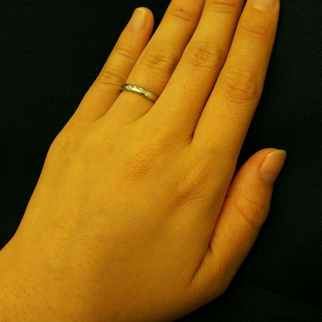 【ヴァン クリーフ＆アーペル(Van Cleef & Arpels)の口コミ】 結婚指輪はVan Cleef & Arpelsがいいと決めていましたが、やはり他の…