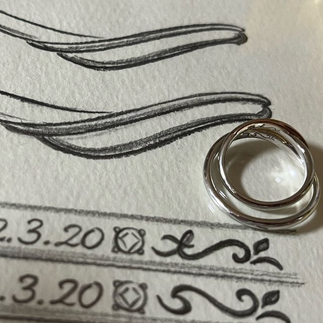 【ケイウノ ブライダル(K.UNO BRIDAL)の口コミ】 デザインも多く、たくさんの選択肢の中から2人の希望のものを提案して頂き…