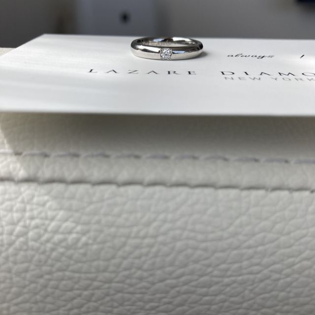 【ラザール ダイヤモンド(LAZARE DIAMOND)の口コミ】 安心できるブランド。メレダイヤと思えないほどキラキラしていて美しいで…
