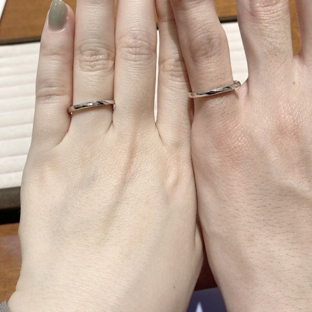 【TRECENTI(トレセンテ)の口コミ】 結婚指輪はストレートタイプのものを中心に探していました。ストレートタ…